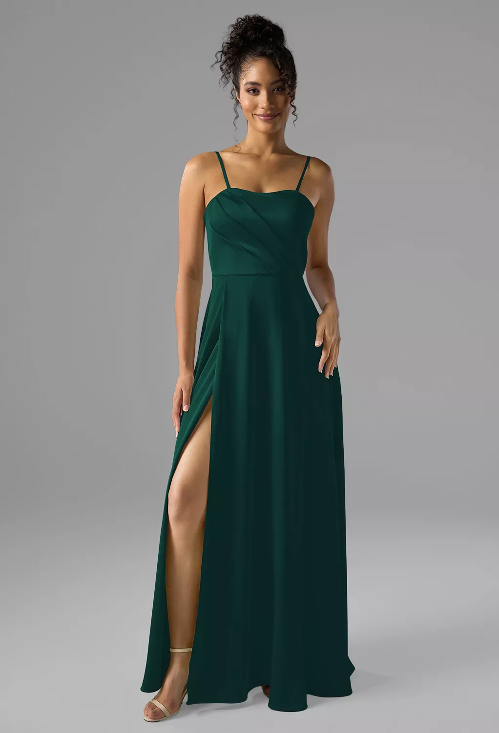 AW Rhiannon Hunter Green  Convertible Bridesmaid Dresses